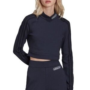 Adidas Navy Crop Top